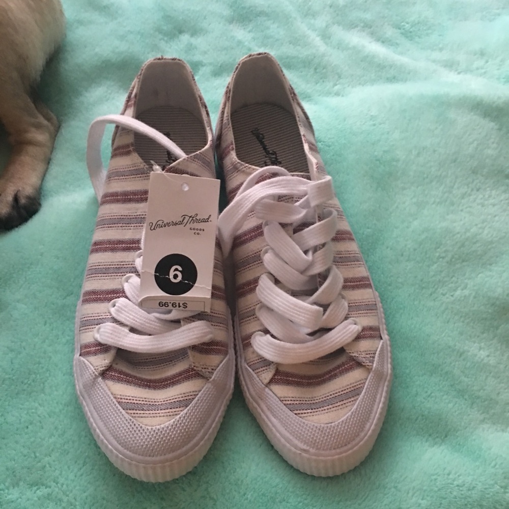 Striped sneakers